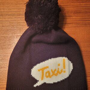 Kate Spade Pom Pom Knit Beanie Taxi Black